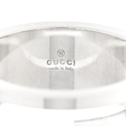 Gucci Sterling Silver G Cutout Ring 54 6.75 4 of 4