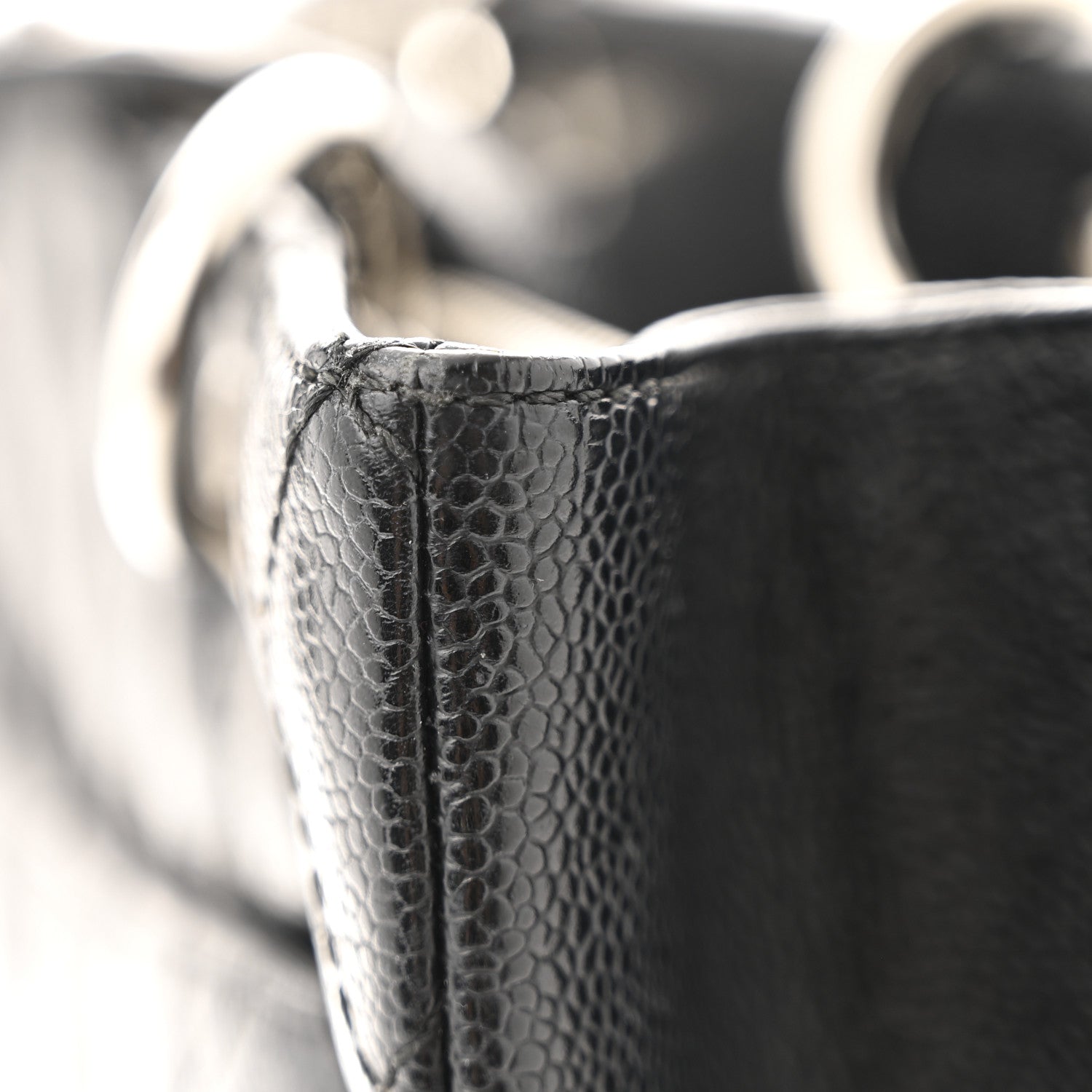 Chanel Caviar Quilted Grand Shopping Tote GST Black 13 of 15