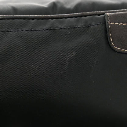 Prada Tessuto Nylon Tassel Shoulder Bag Black 13 of 16
