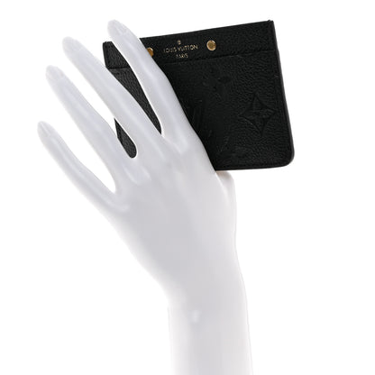 Louis Vuitton Empreinte Card Holder Black 2 of 7