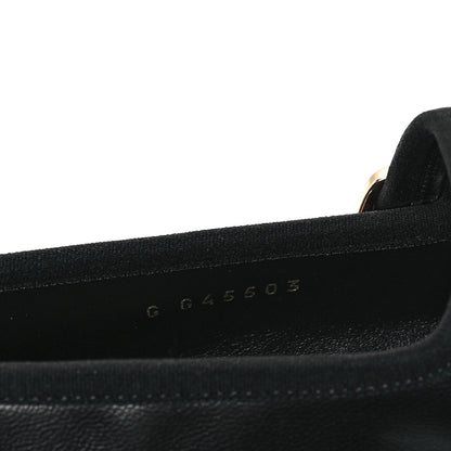 Chanel Lambskin Mary Jane Flats 37.5 Black 9 of 10