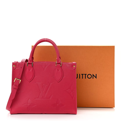 Louis Vuitton Empreinte Monogram Giant Onthego PM Freesia 10 of 10