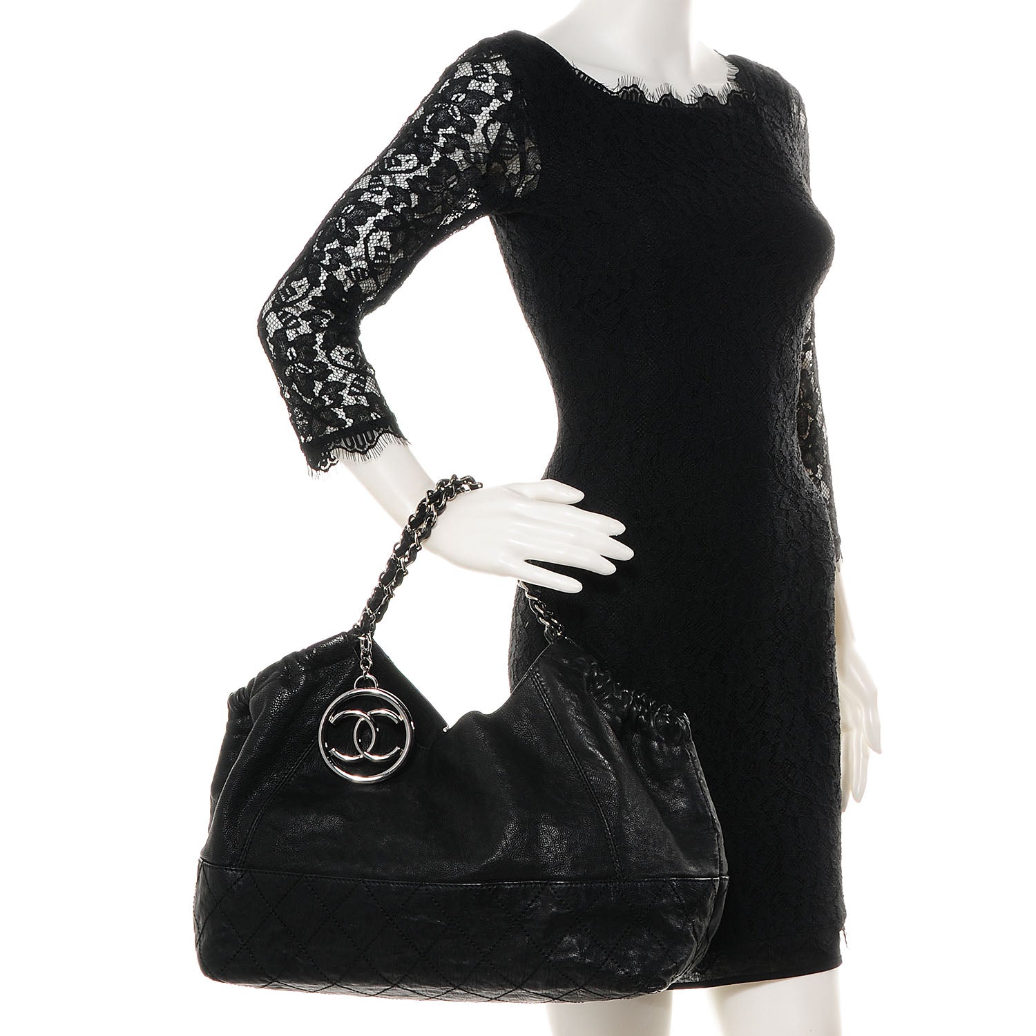 Chanel Calfskin Baby Coco Cabas Black 2 of 7