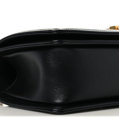 Chanel Caviar Quilted Medium Boy Flap Black 9 of 10