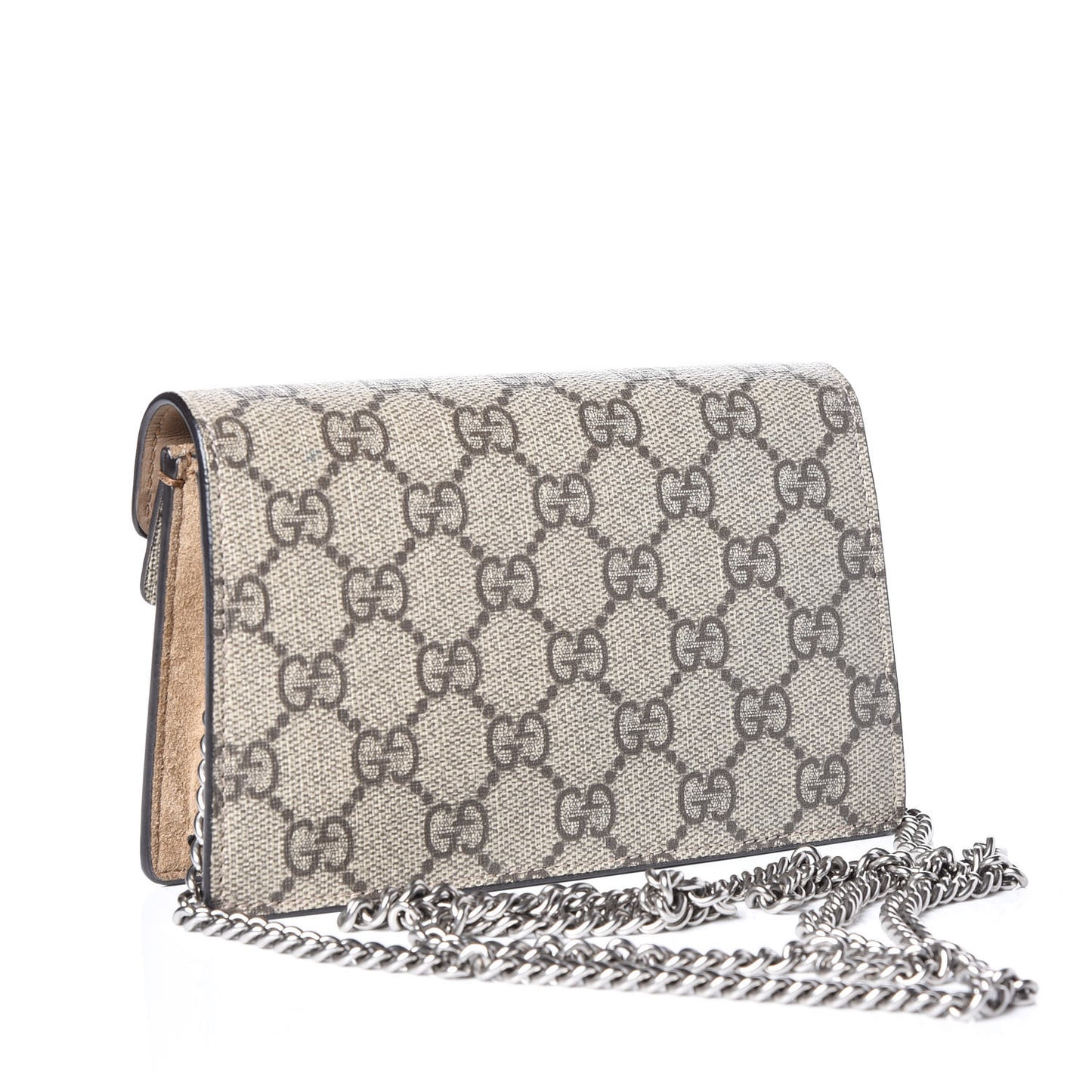 GG Supreme Monogram Super Mini Dionysus Shoulder Bag Taupe
