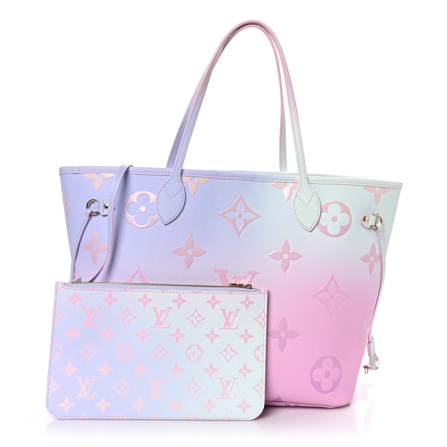Louis Vuitton Monogram Giant Spring In The City Neverfull MM Sunrise Pastel 1 of 9