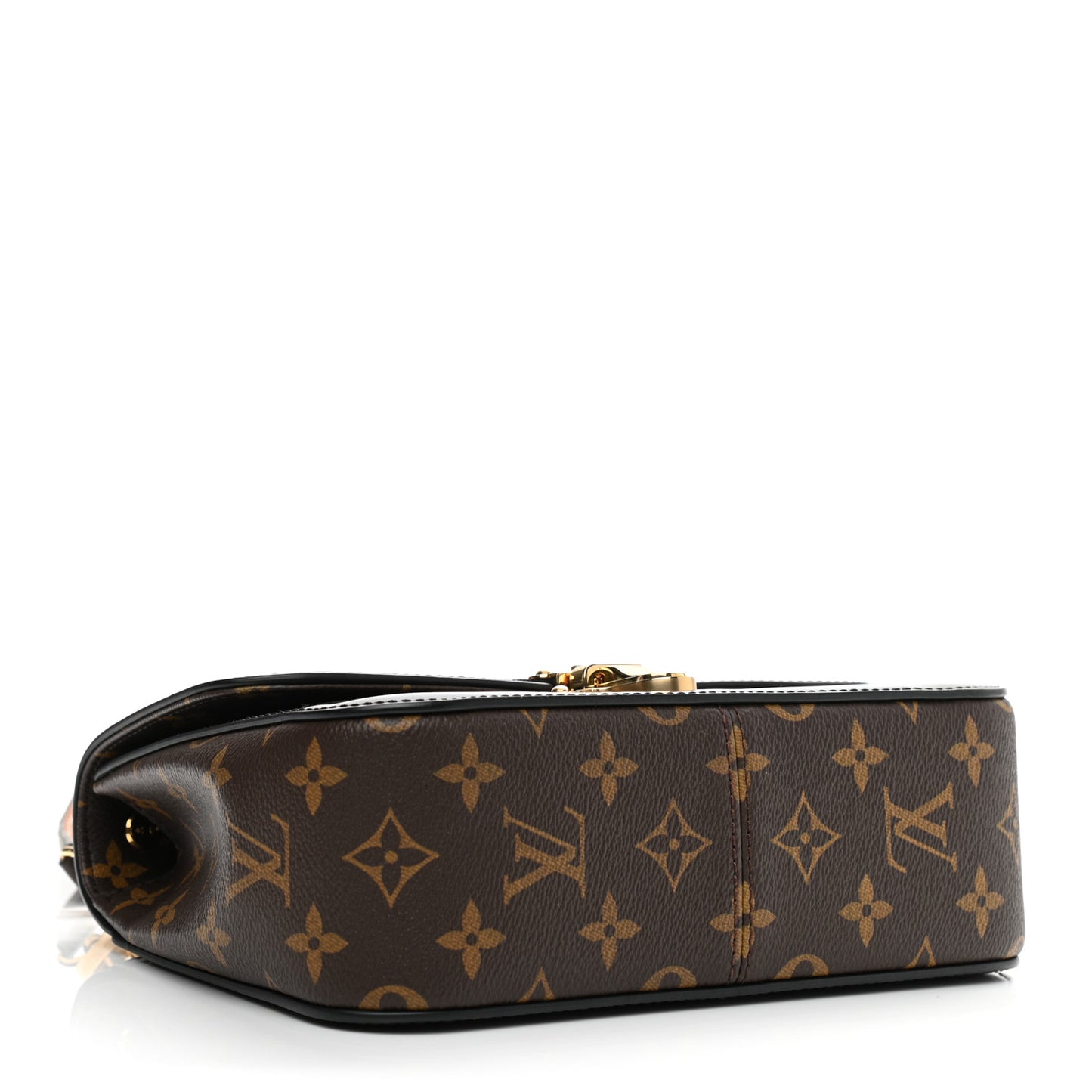 Patent Calfskin Monogram Cherrywood BB Black