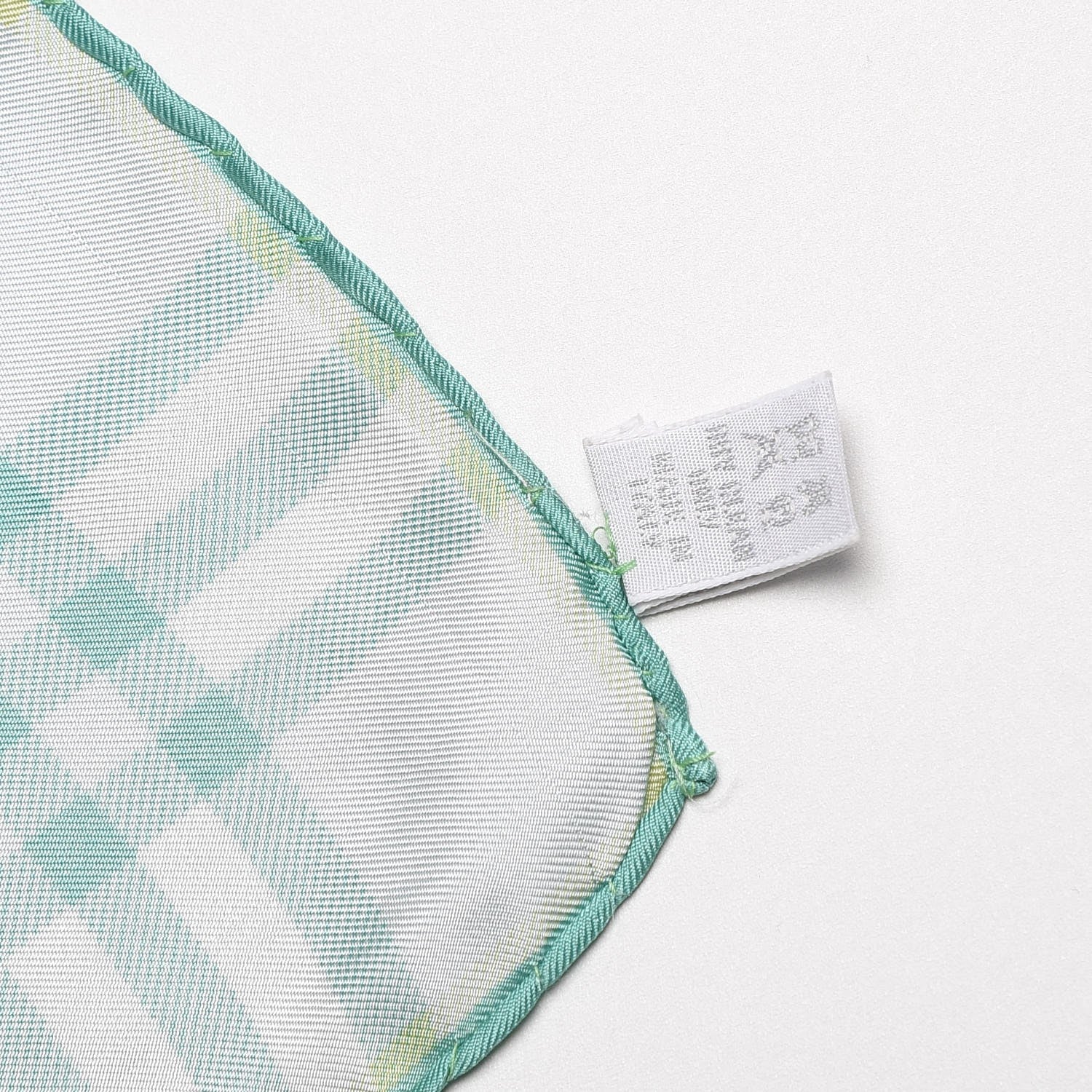 Burberry Silk Check Scarf Green 7 of 20