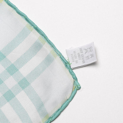 Burberry Silk Check Scarf Green 7 of 20