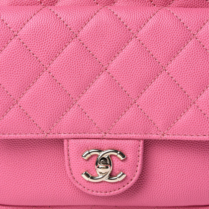 Chanel Caviar Quilted CC Day Camera Case Pink 8 of 10