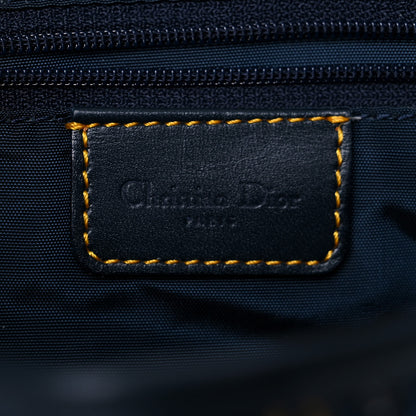 Christian Dior Monogram Double Saddle Bag Navy Blue 7 of 12