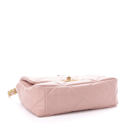 Chanel Goatskin Quilted Medium Chanel 19 Flap Light Pink 4 of 10