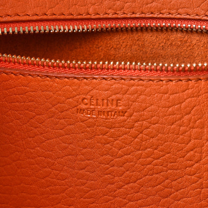 Celine Crisped Calfskin Mini Tie Knot Tote Burnt Orange 6 of 15