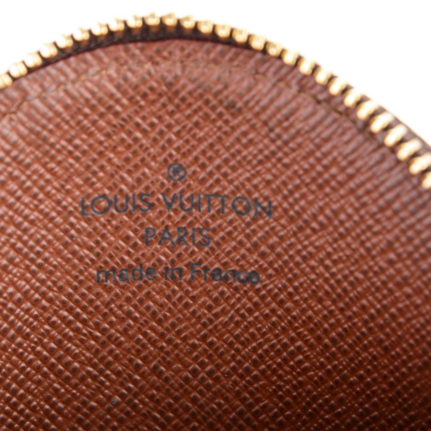 Monogram Round Coin Purse