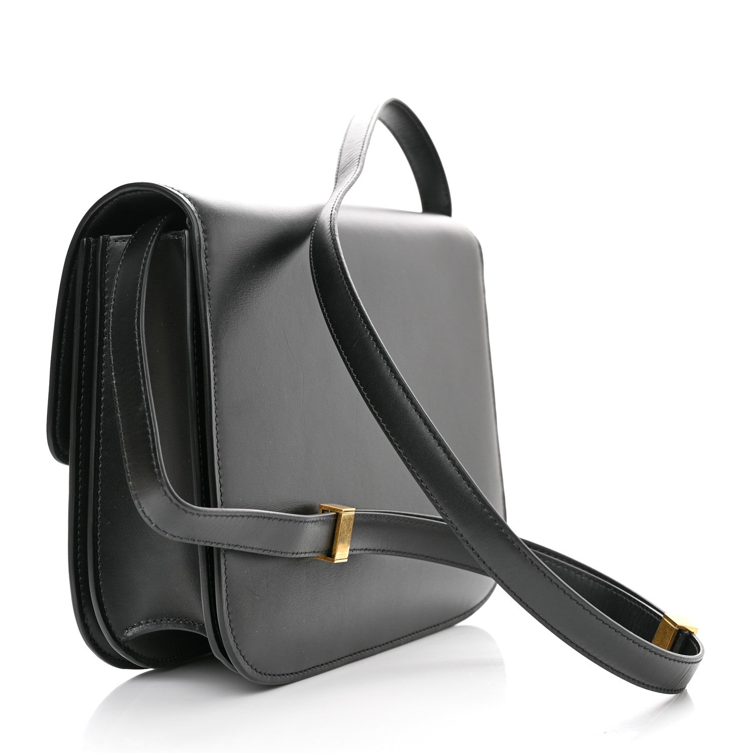 Celine Box Calfskin Medium Classic Box Flap Bag Black 3 of 12