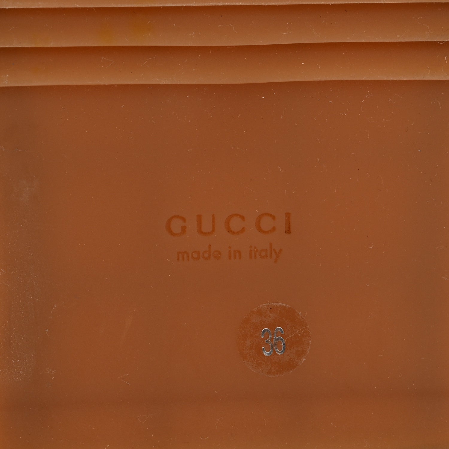 Gucci Monogram Maxi GG Angelina Platform 55mm Slide Sandals 36 Camel Ebony 7 of 10