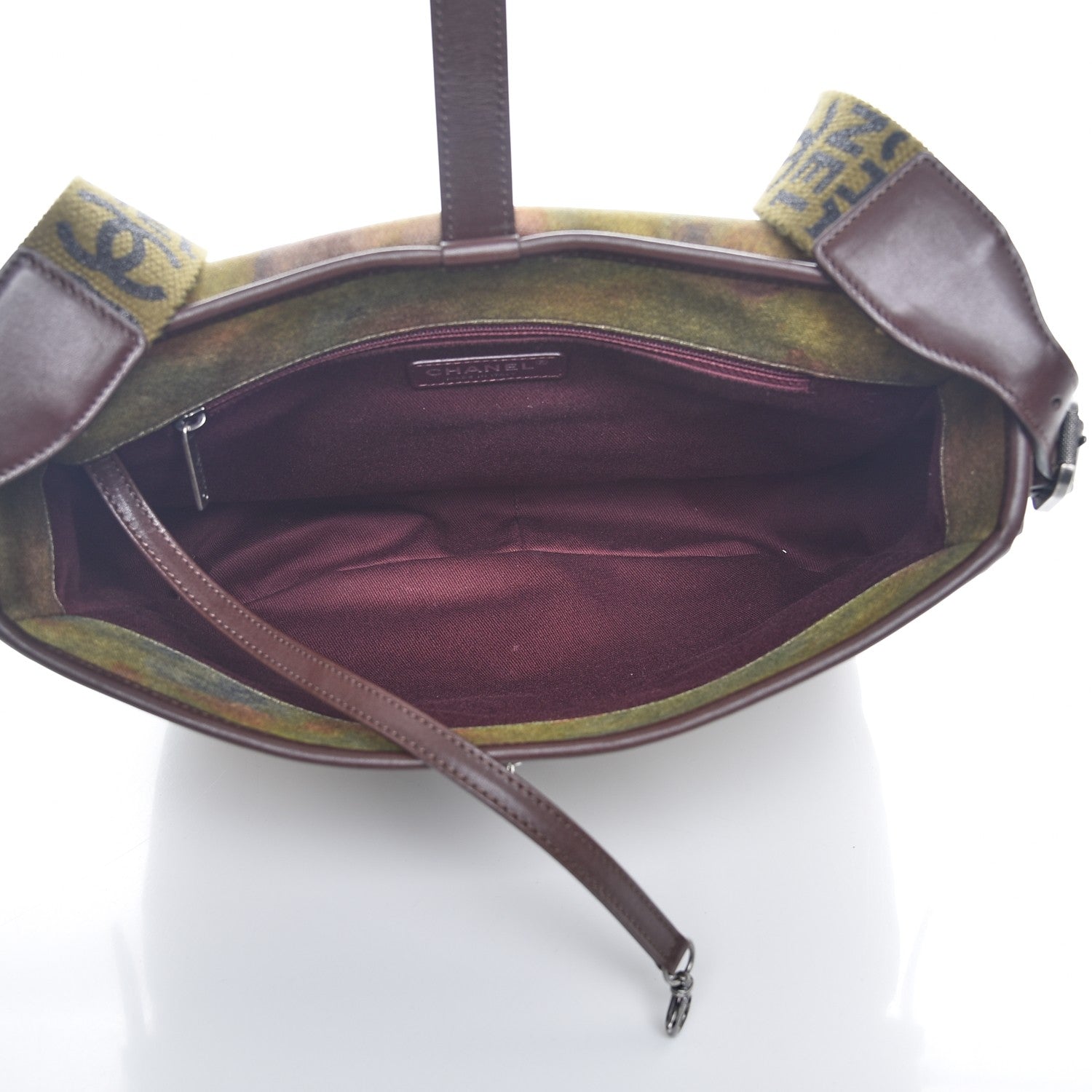 Chanel Washed Toile Graffiti On The Pavements Messenger Khaki Multicolor 5 of 8