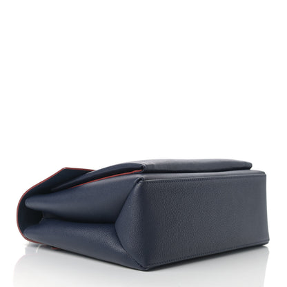 Louis Vuitton Soft Calfskin My Lockme Top Handle Marine Rouge 4 of 11