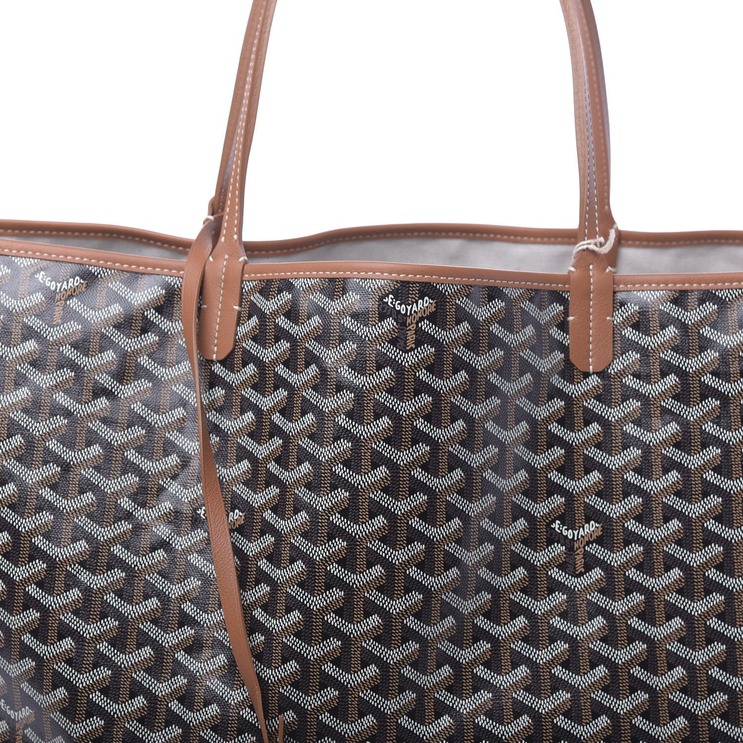 Goyard Goyardine Saint Louis GM Black Gold 9 of 11