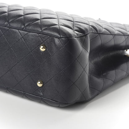 Chanel Caviar Quilted Large CC Shopping Tote Navy 7 of 10