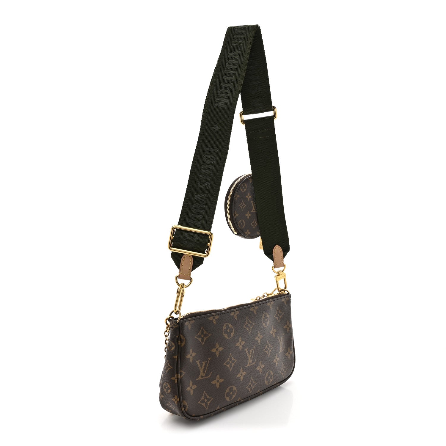 Louis Vuitton Monogram Multi Pochette Accessories Kaki 3 of 10