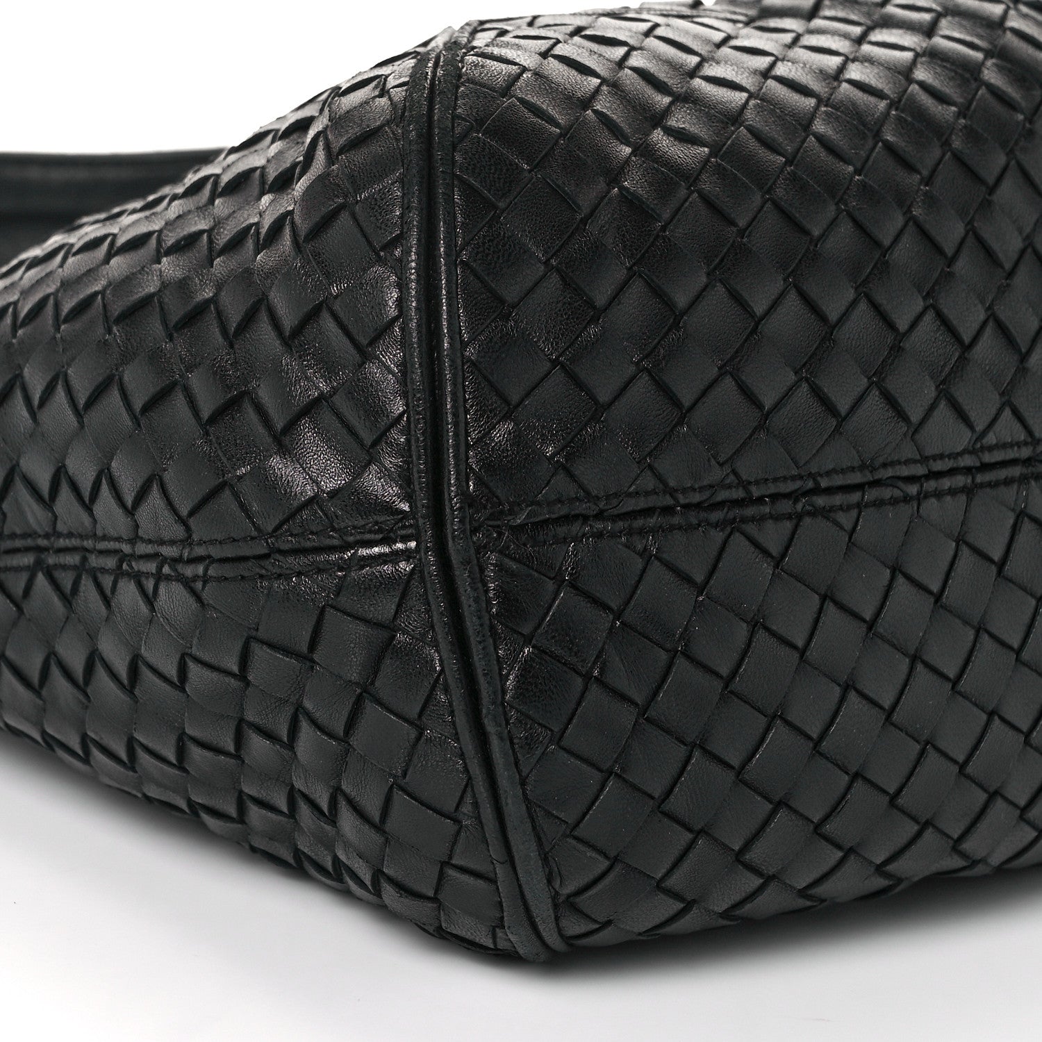 Bottega Veneta Nappa Intrecciato Ball Hobo Black 6 of 8