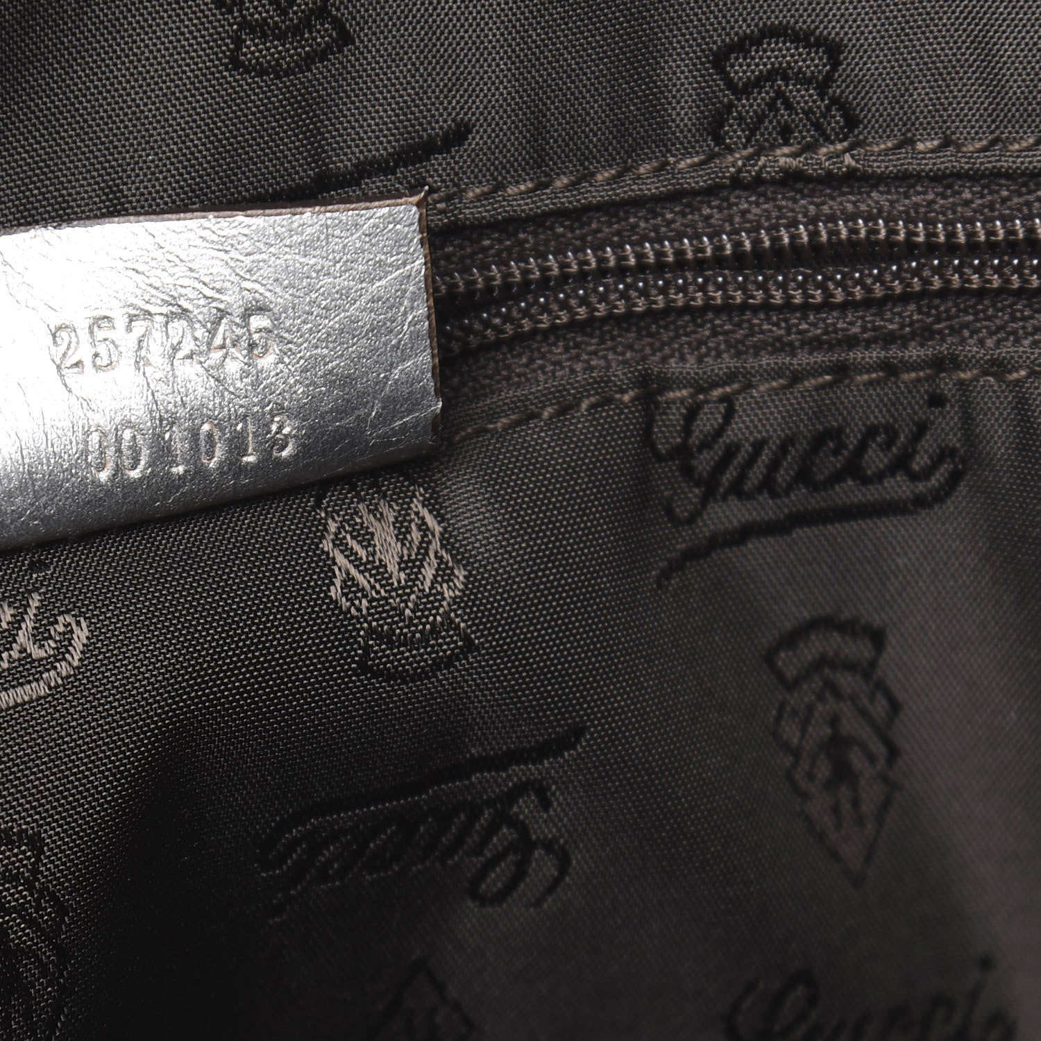 Gucci Guccissima Large Tote Silver 7 of 13