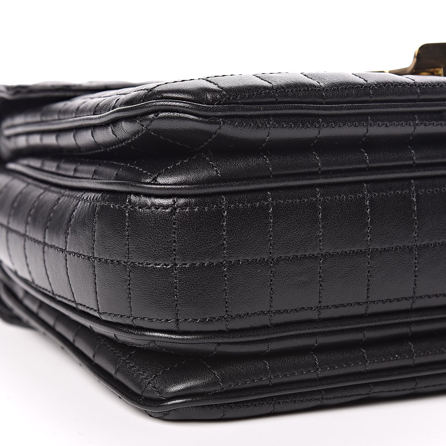 Celine Calfskin Quilted Medium C Bag Black 7 of 9