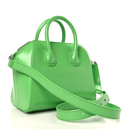 Givenchy Shiny Lord Calfskin Mini Antigona Absynthe Green 3 of 8