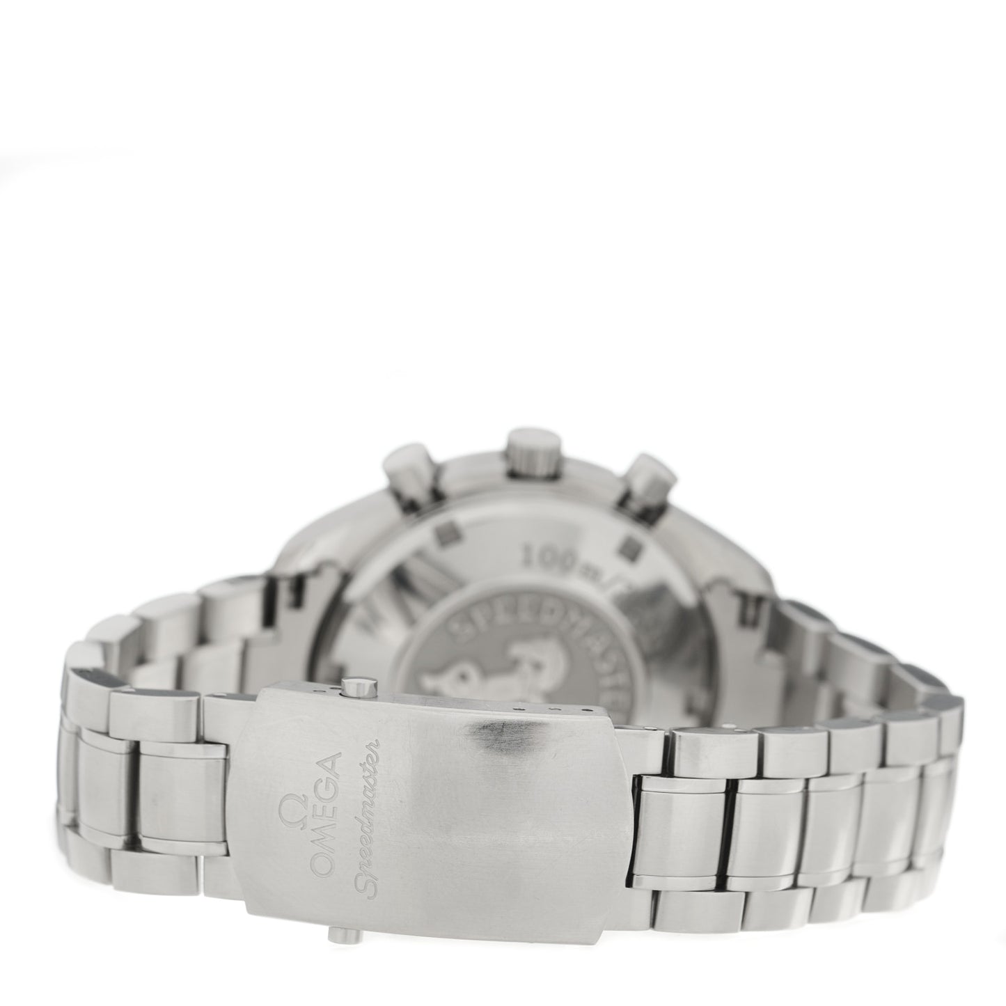 Stainless Steel 40mm Speedmaster Date Chronograph Automatic Watch Black 3210.50.00