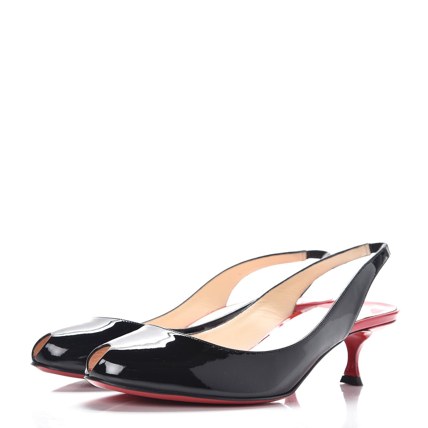 Patent Nombril 45 Pumps 39 Black Red