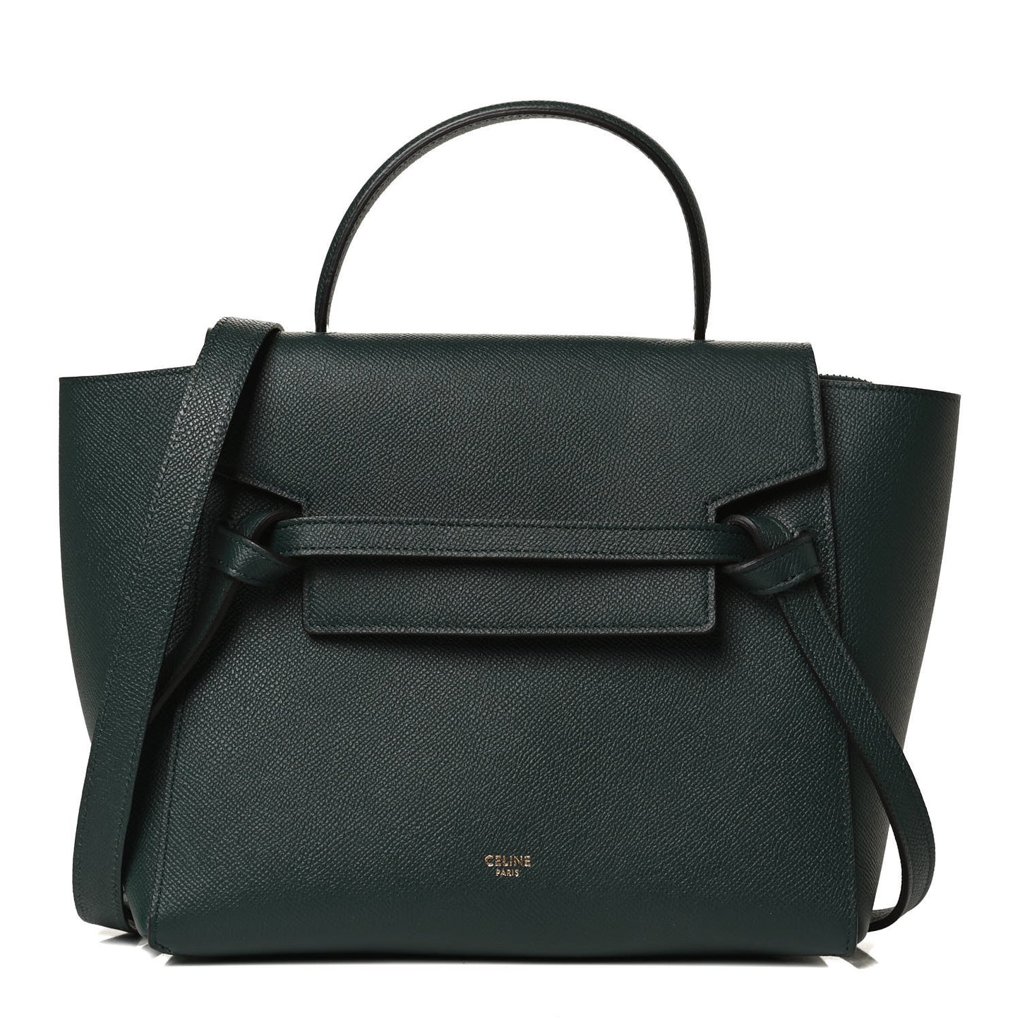 Grained Calfskin Micro Belt Bag Amazone
