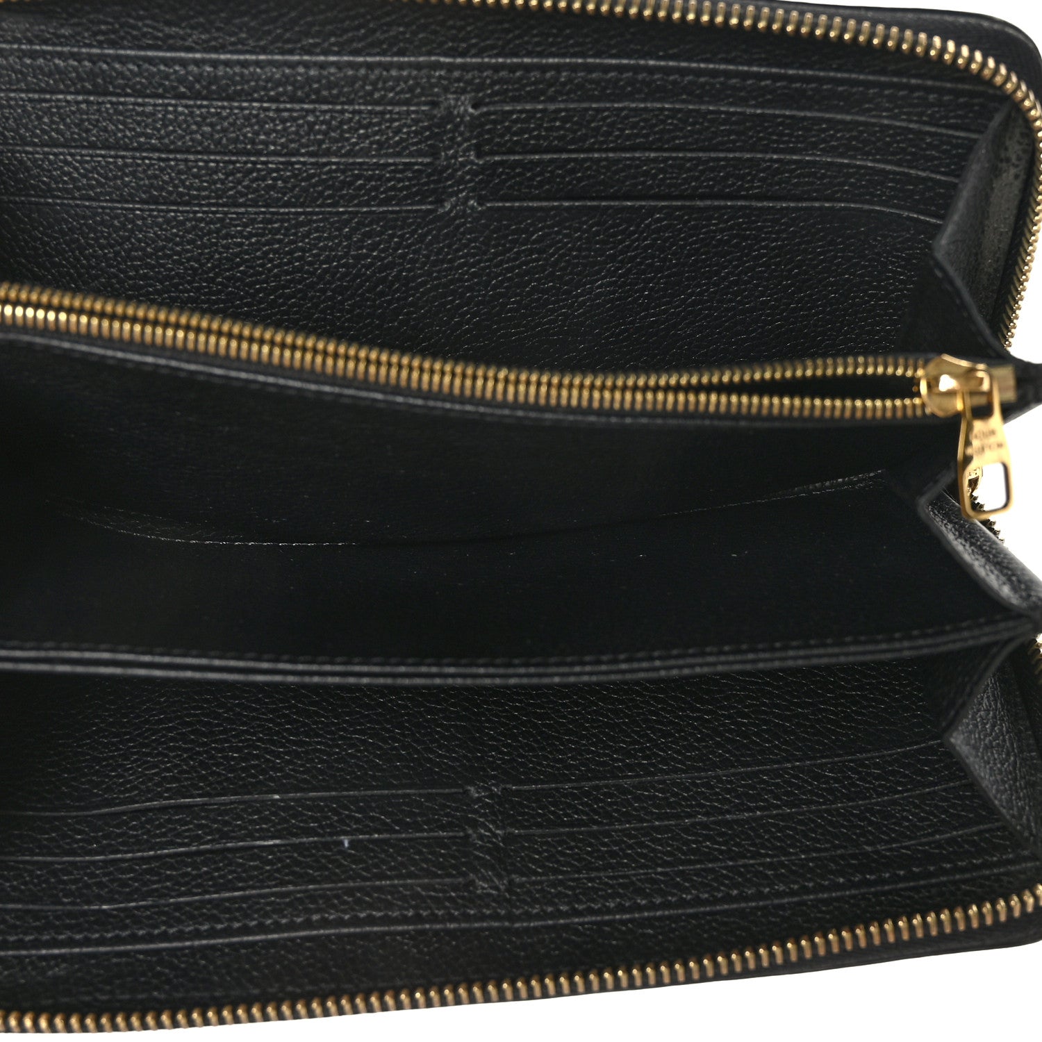 Louis Vuitton Empreinte Monogram Giant Zippy Wallet Black Beige 5 of 7