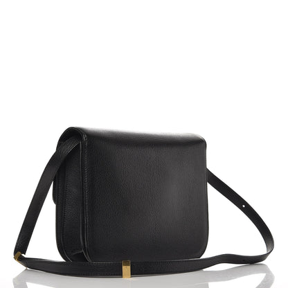 Celine Goatskin Medium Classic Box Flap Bag Black 3 of 6