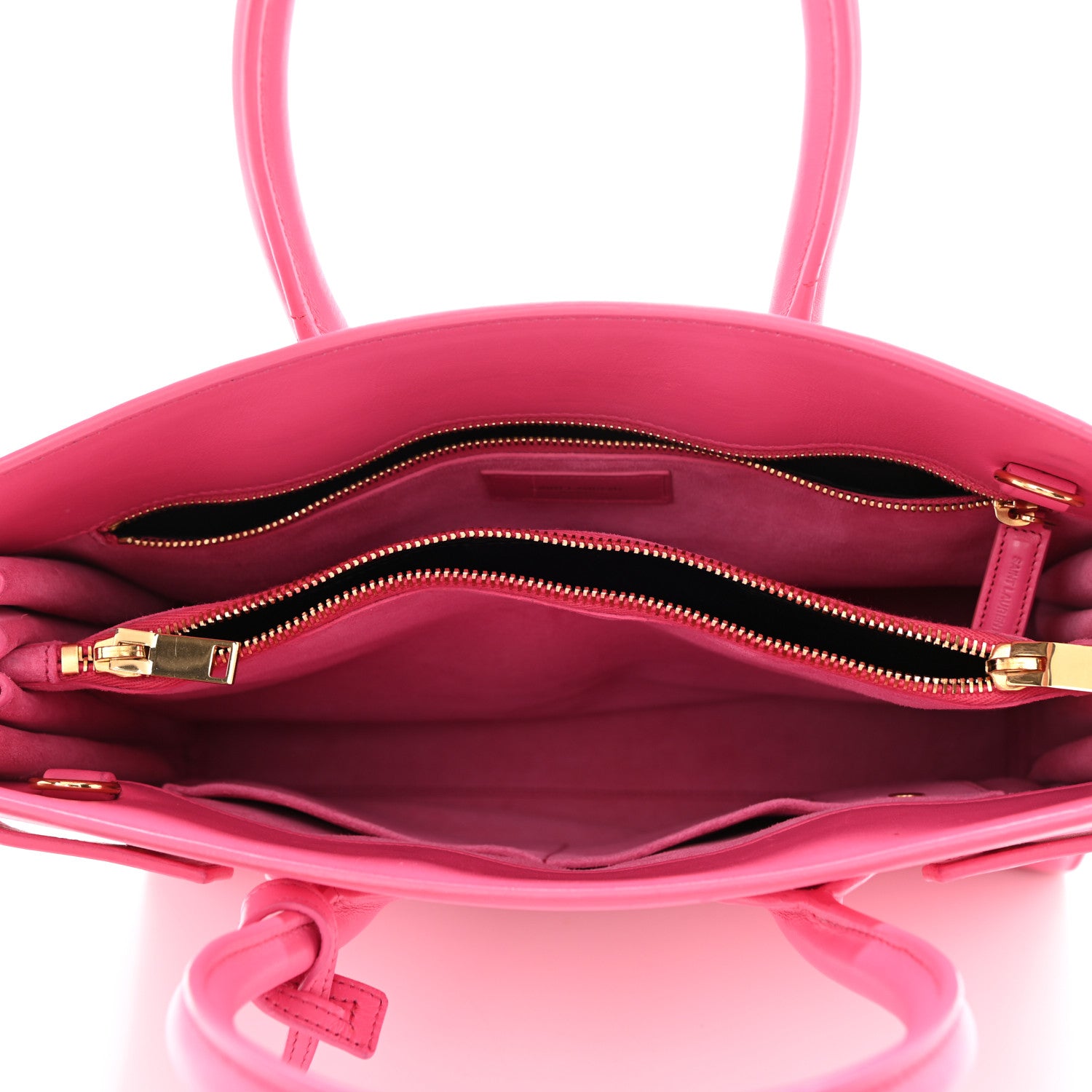Saint Laurent Calfskin Small Sac De Jour Bubblegum 7 of 11