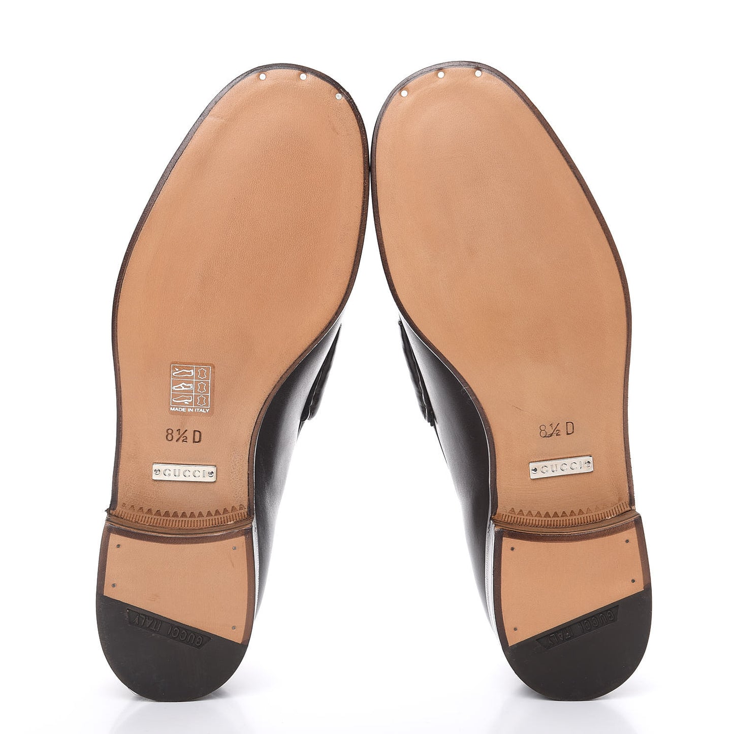 Calfskin Mens 1953 Horsebit Loafers 8.5 Marrone