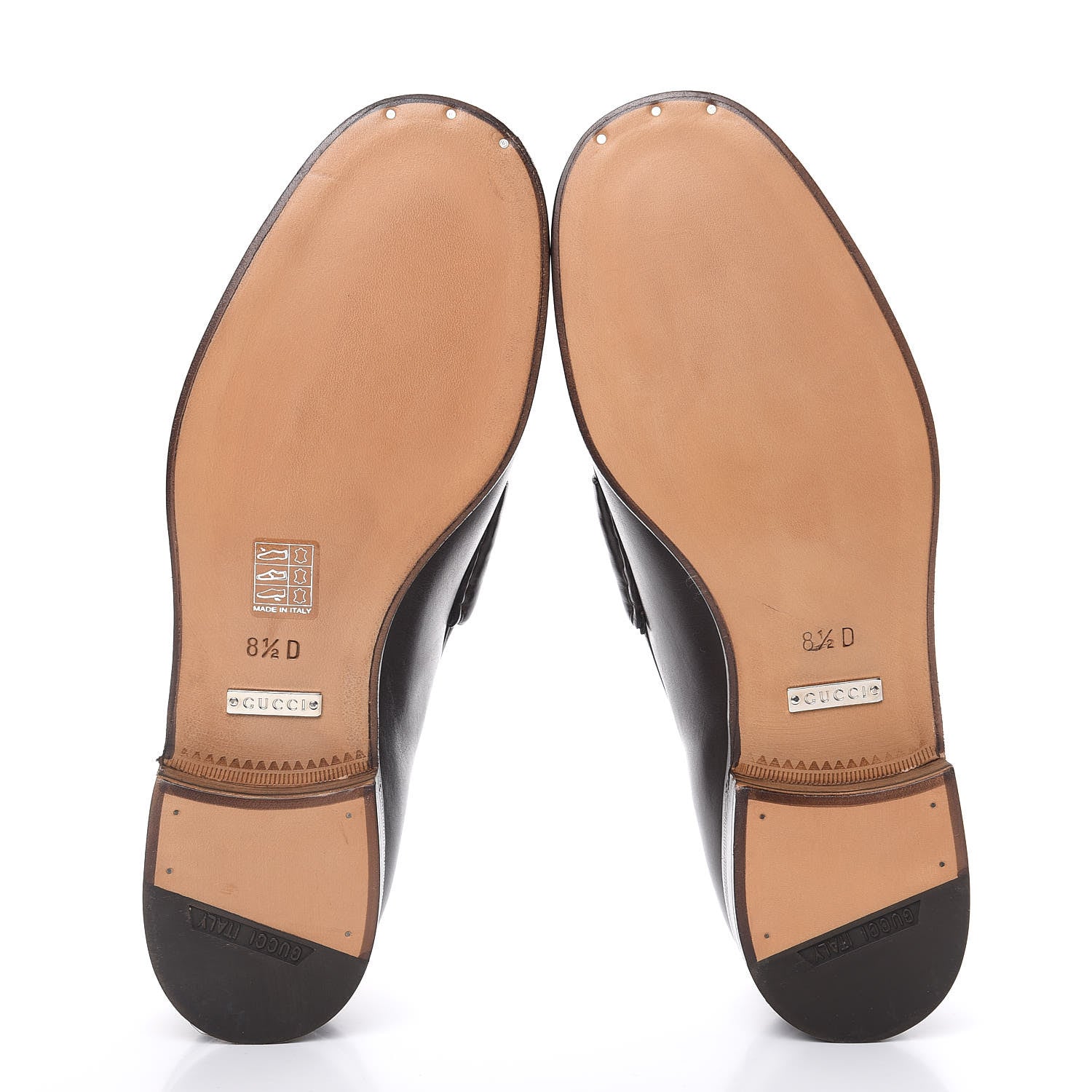 Gucci Calfskin Mens 1953 Horsebit Loafers 8.5 Marrone 5 of 10