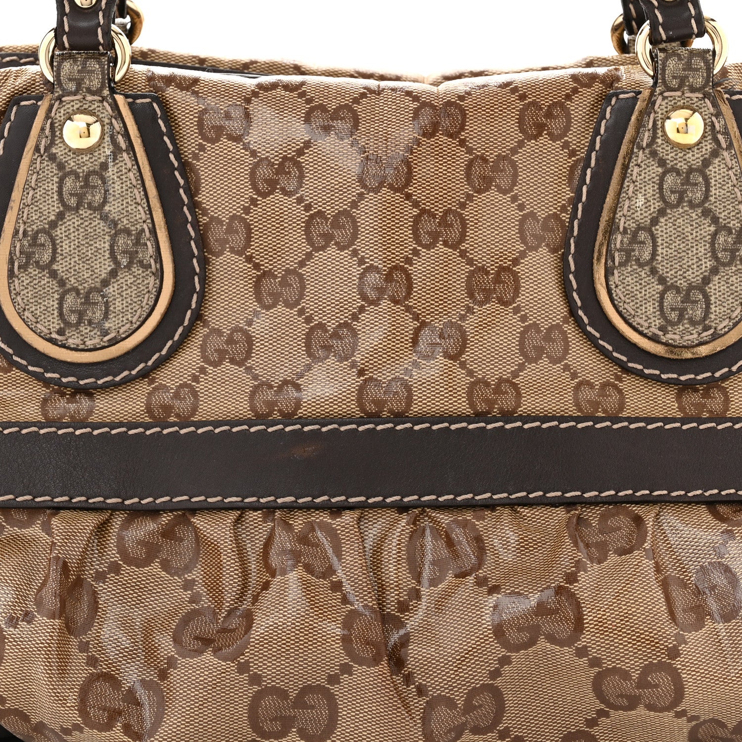 Gucci Crystal Monogram Medium Mix Dark Brown 8 of 11