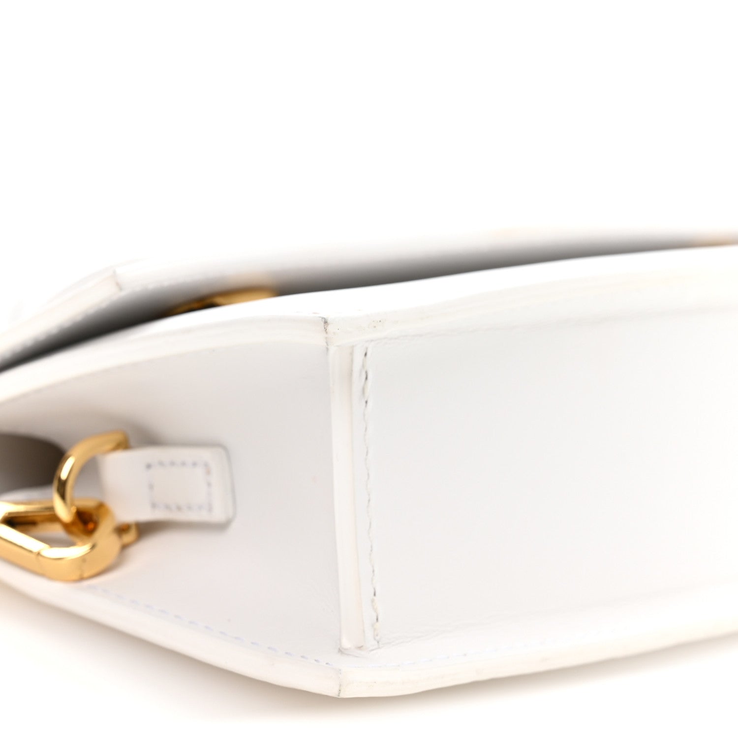 Jacquemus Smooth Calfskin Le Chiquito Long White 8 of 9