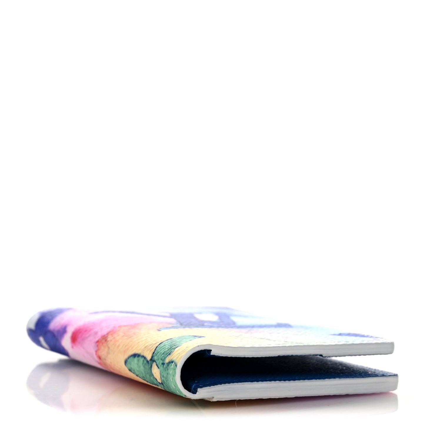 Monogram Watercolor Pocket Organizer NM Multicolor
