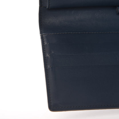 Louis Vuitton Mat Monogram Porte Tresor International Wallet Blue 11 of 11