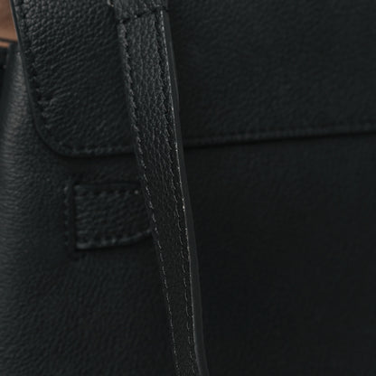 Louis Vuitton Calfskin Lockme Ever BB Black 3 of 12