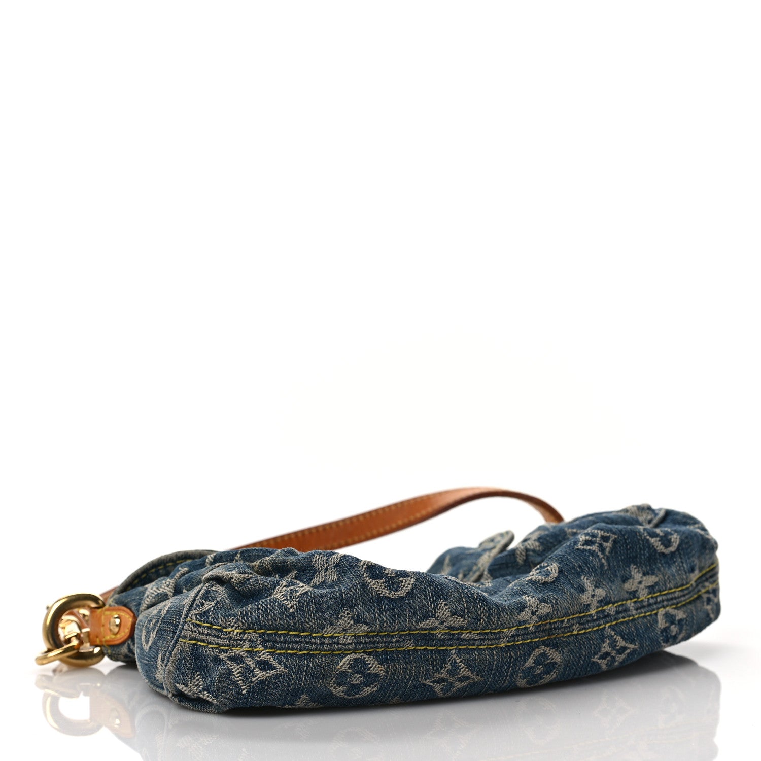Louis Vuitton Monogram Denim Mini Pleaty Blue 4 of 9