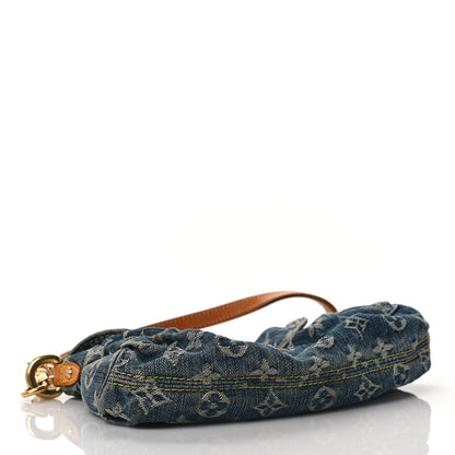 Louis Vuitton Monogram Denim Mini Pleaty Blue 4 of 9