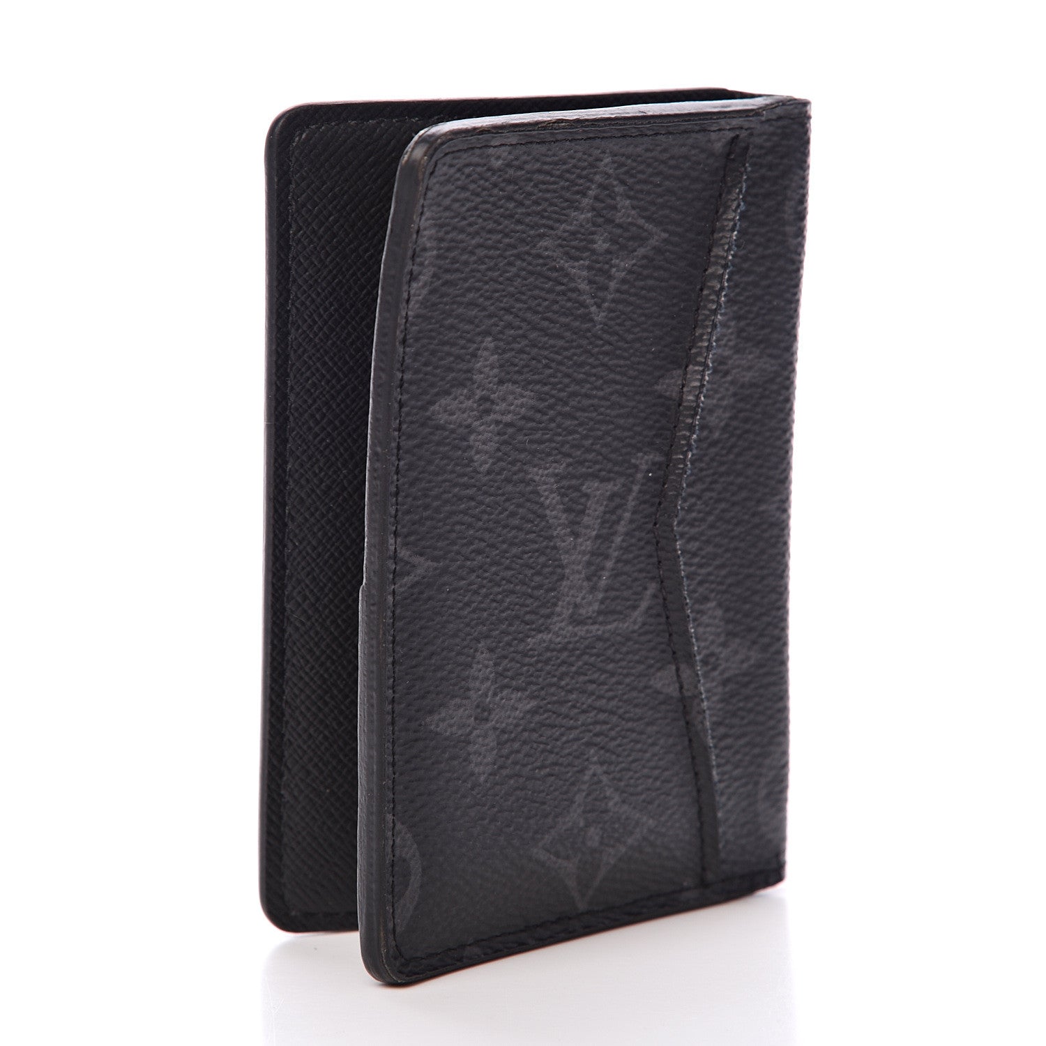 Louis Vuitton Monogram Eclipse Pocket Organizer Card Holder 2 of 10