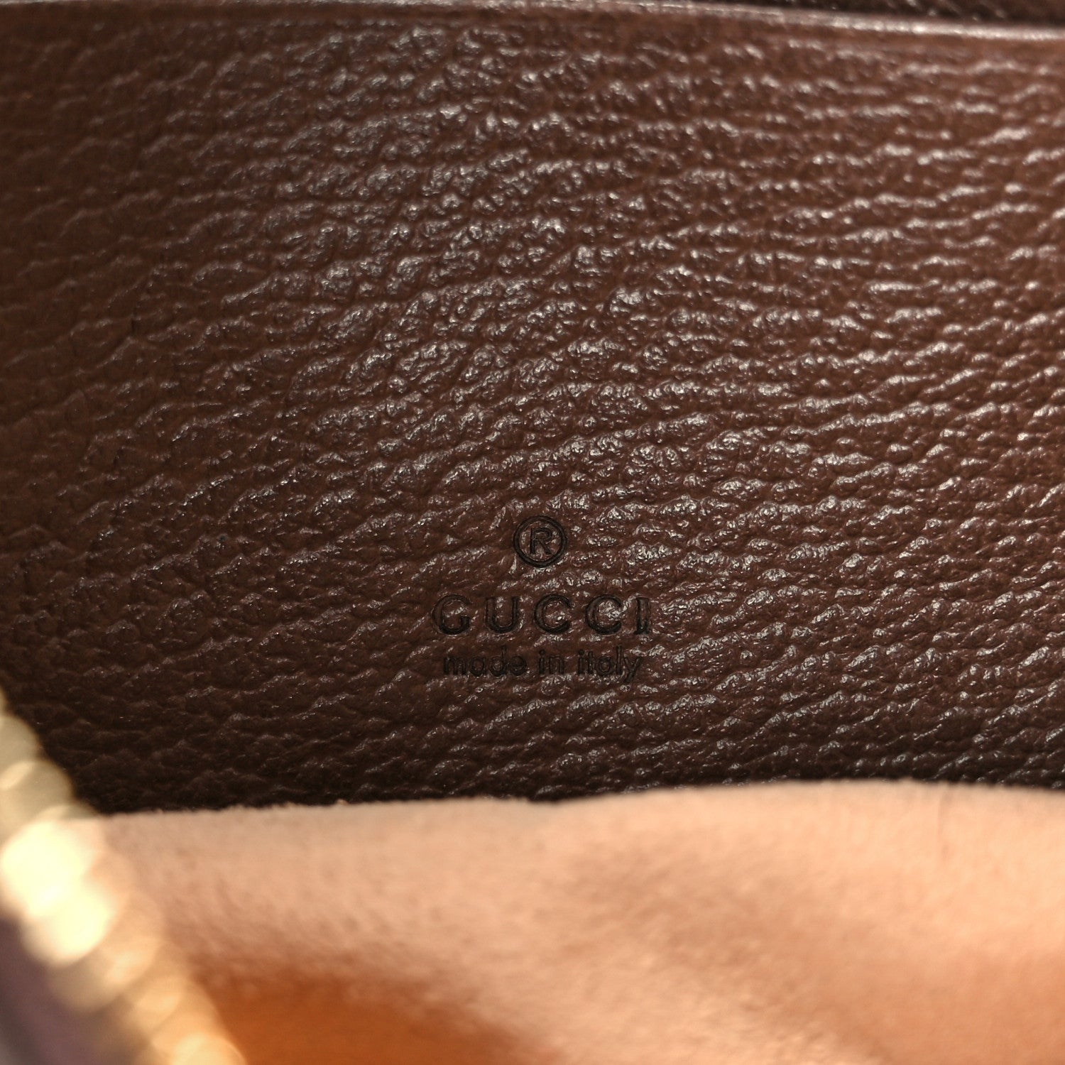 Gucci GG Supreme Monogram Textured Calfskin Web Mini Ophidia Half Moon Hobo Beige Ebony New Acero 6 of 10