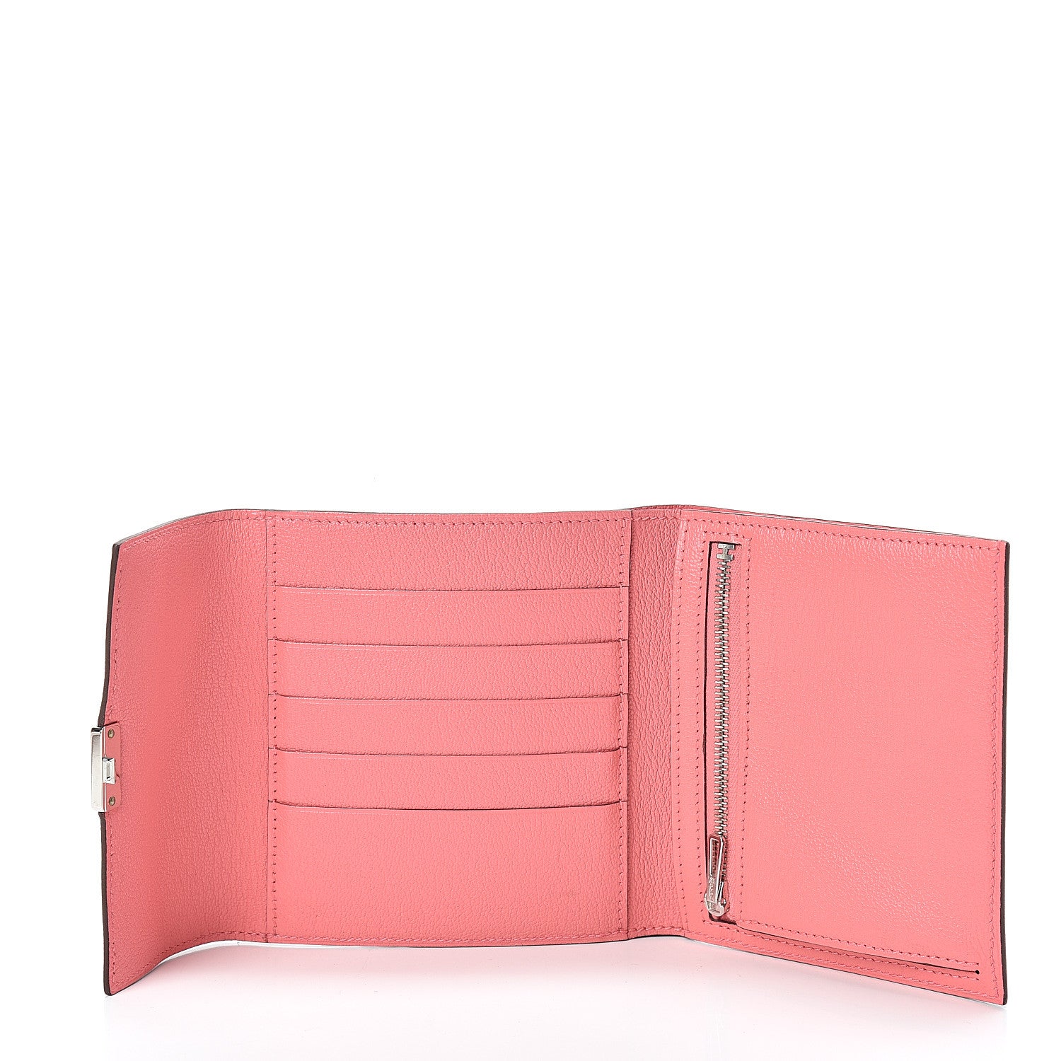 Hermes Chevre Mysore Clic 12 Wallet Rose Ete 5 of 11