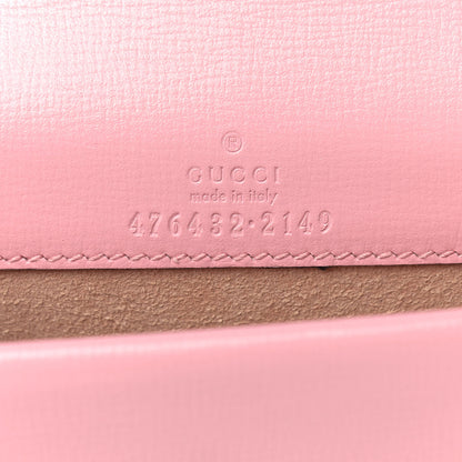 Gucci Azalea Calfskin Enamel Super Mini Dionysus Shoulder Bag New Cherry Red Wild Rose Off White 6 of 9