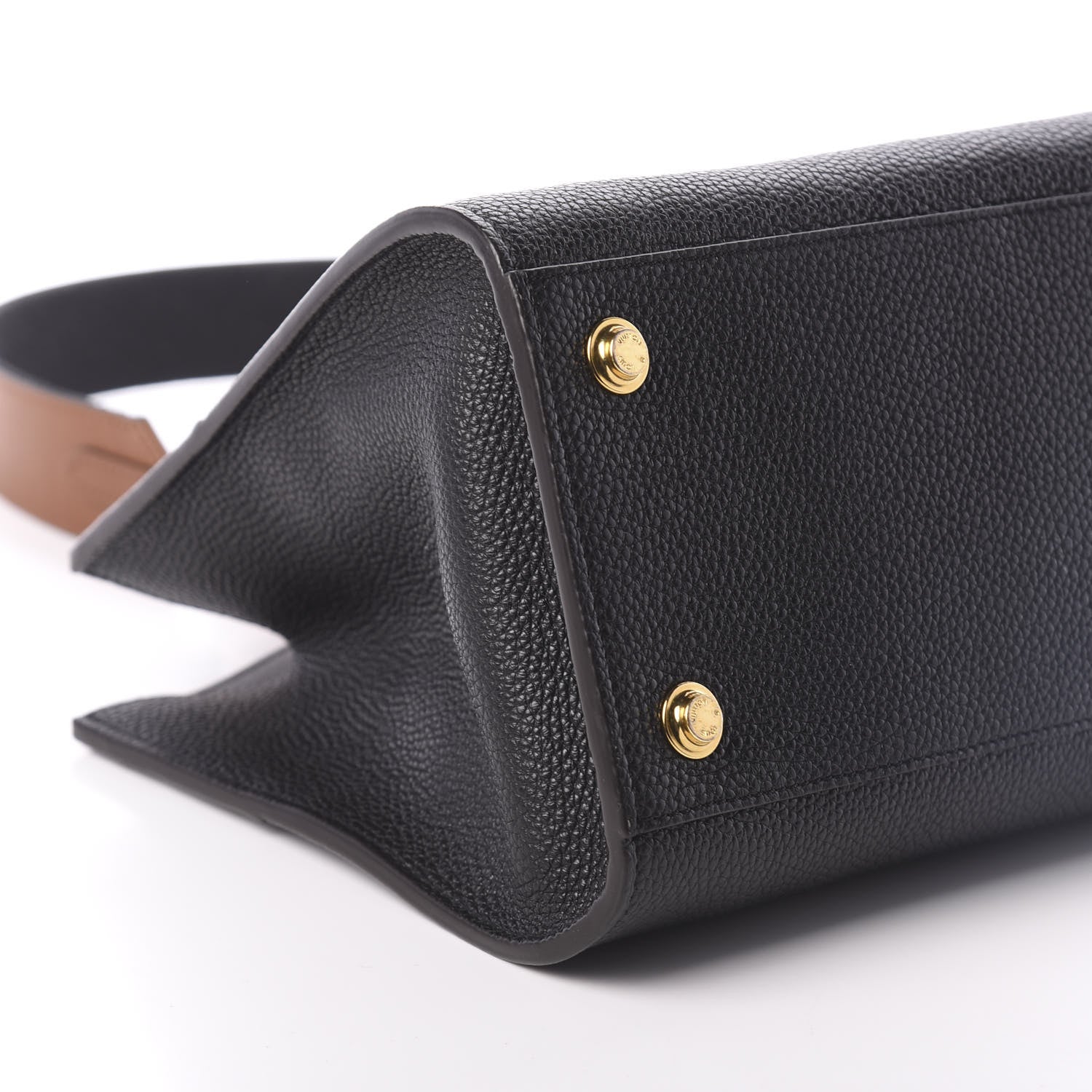 Louis Vuitton Calfskin City Steamer EW Black Gold 9 of 10