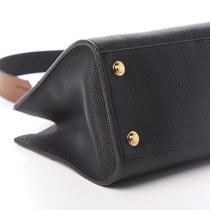 Louis Vuitton Calfskin City Steamer EW Black Gold 9 of 10